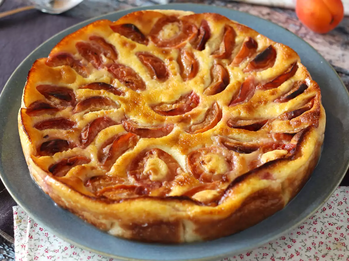 Kolay kayısılı clafoutis - fotoğraf 5