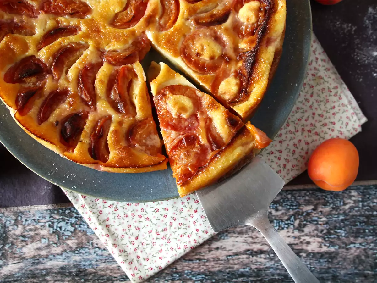 Kolay kayısılı clafoutis - fotoğraf 6