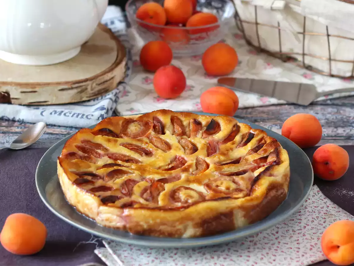Kolay kayısılı clafoutis - fotoğraf 7