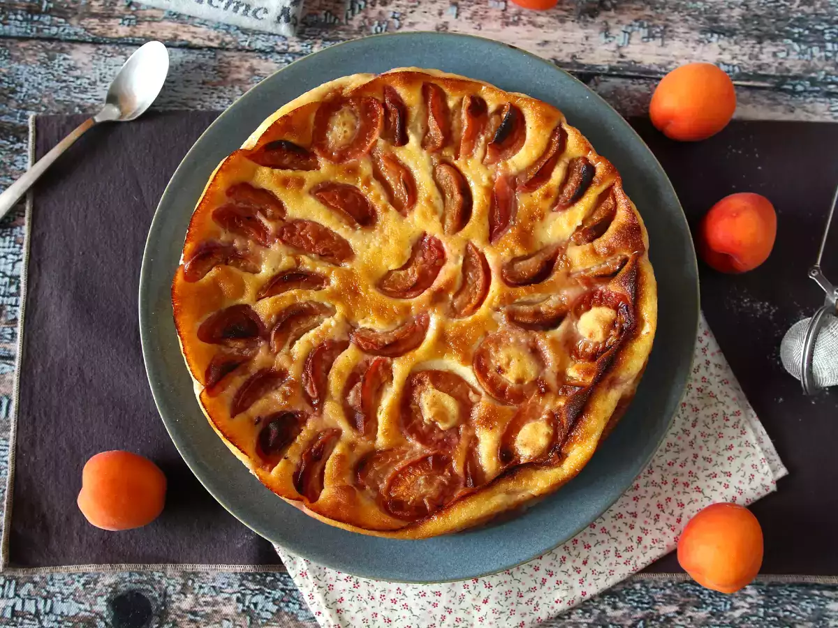 Kolay kayısılı clafoutis - fotoğraf 8