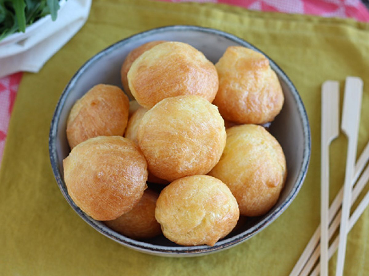 Kolay peynirli gougères - fotoğraf 3