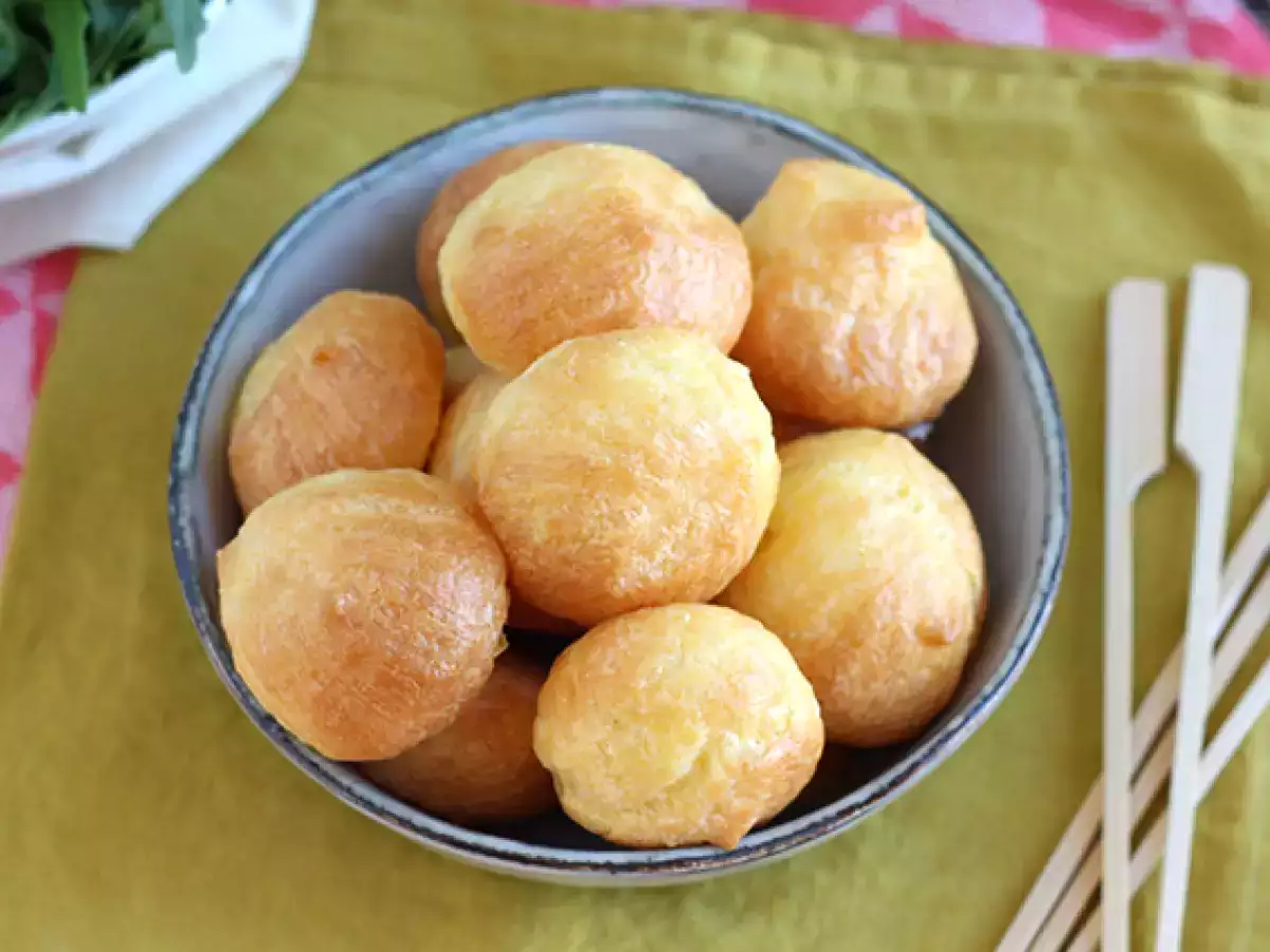 Kolay peynirli gougères - fotoğraf 3
