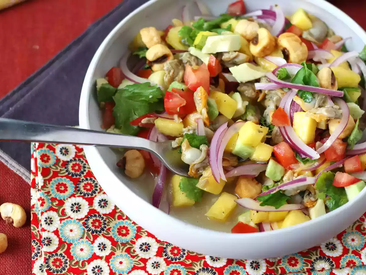 Konserve midyeli ceviche - fotoğraf 2