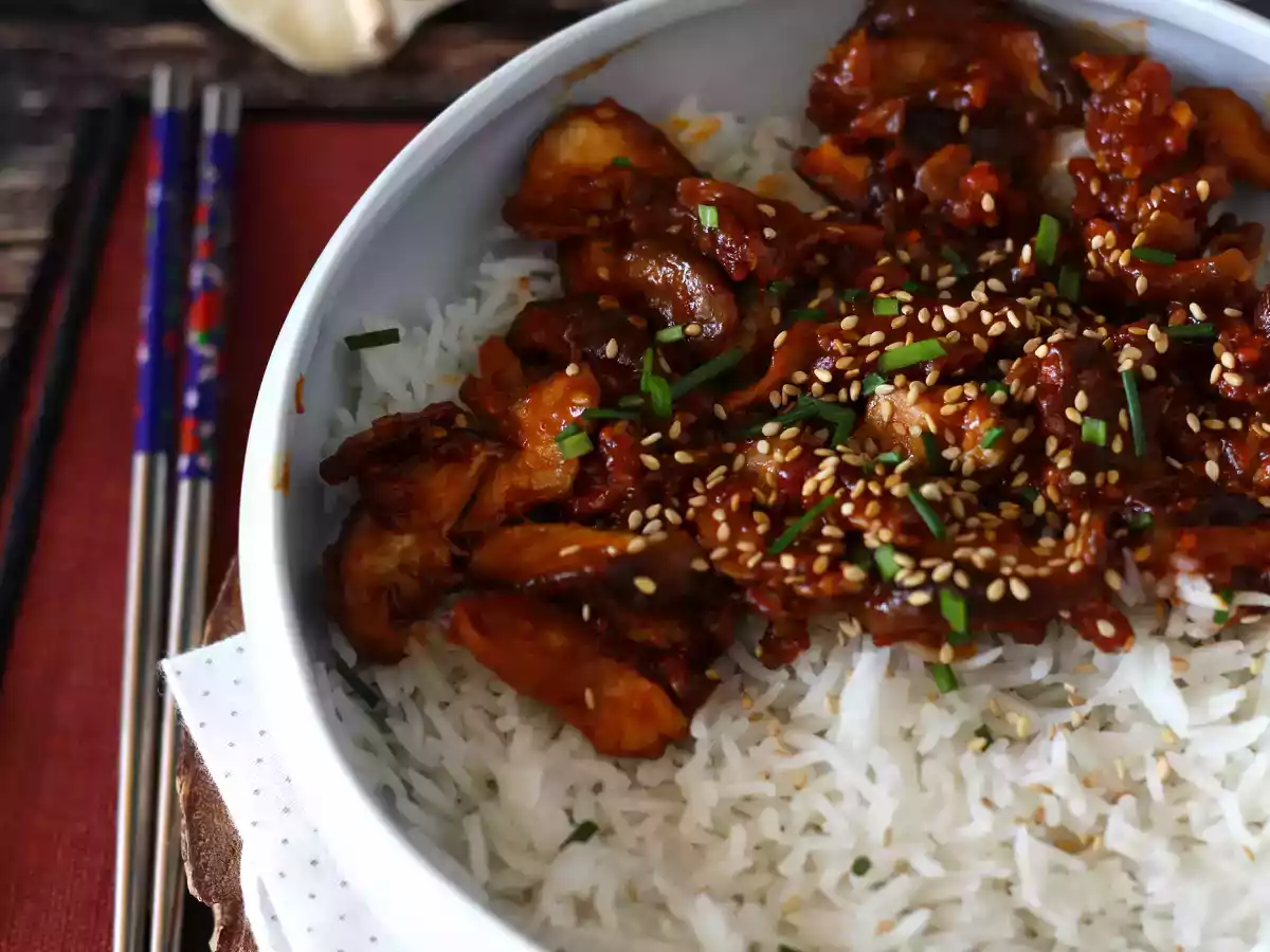 Kore usulü mantar - Gochujang soslu Shiitake mantarı - fotoğraf 3