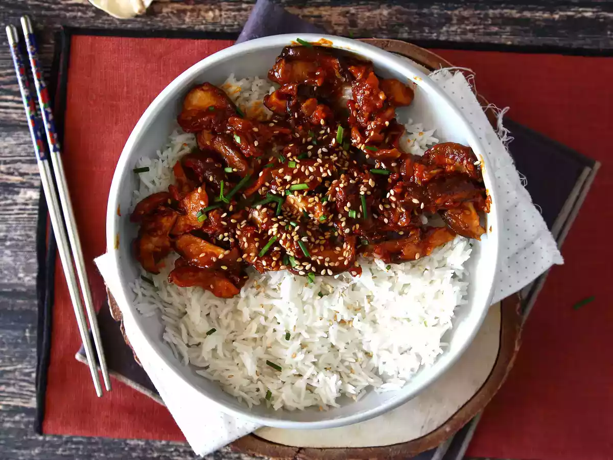 Kore usulü mantar - Gochujang soslu Shiitake mantarı - fotoğraf 4