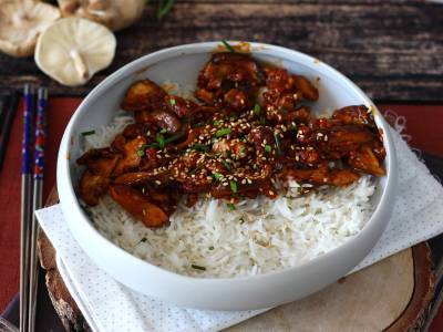 Kore usulü mantar - Gochujang soslu Shiitake mantarı - fotoğraf 2