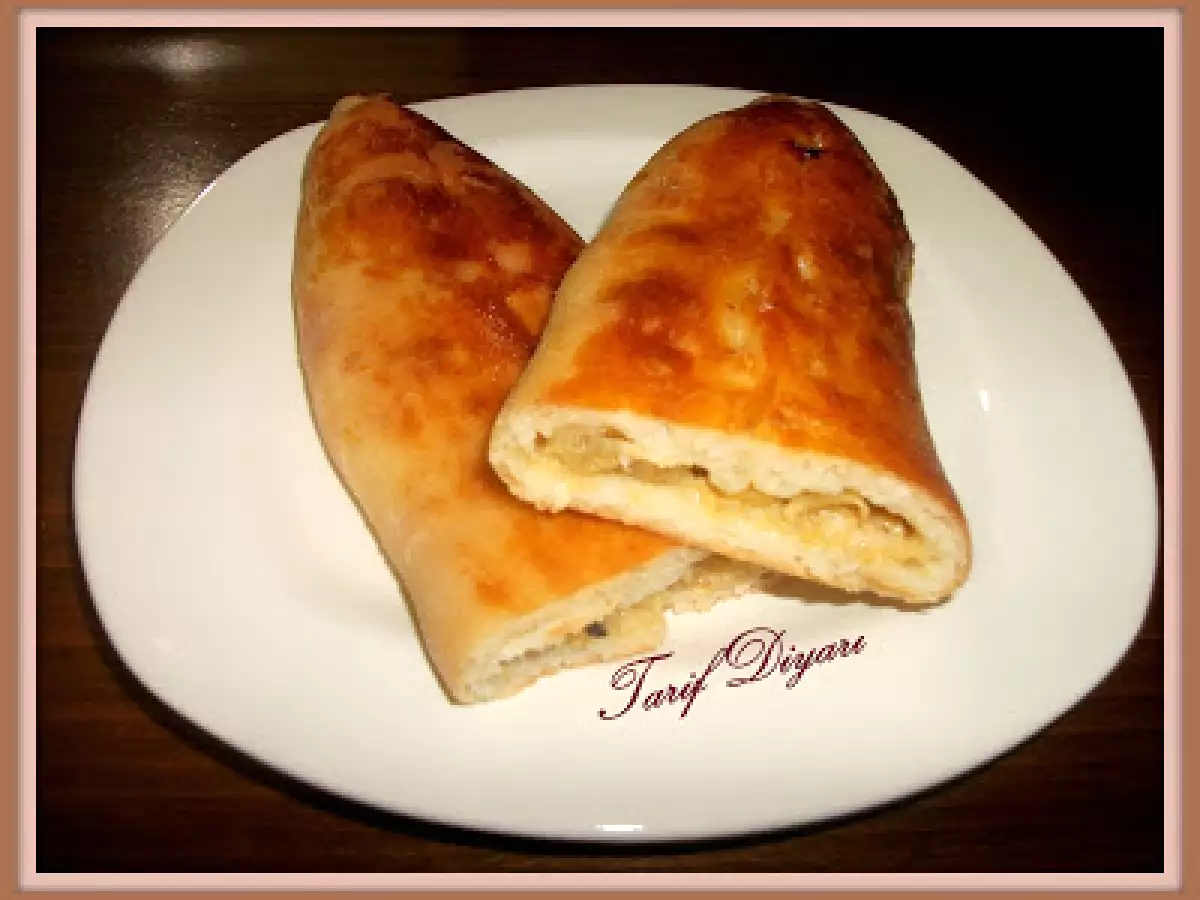 Köz patlıcanlı peynirli pide - fotoğraf 2