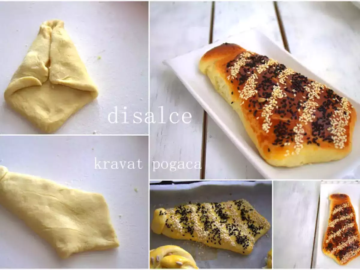 Kravat şeklinde peynirli poğaça - fotoğraf 2