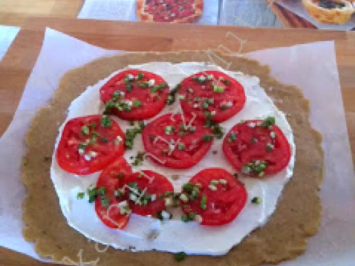 Krem Peynirli ve Domatesli Galette - fotoğraf 2