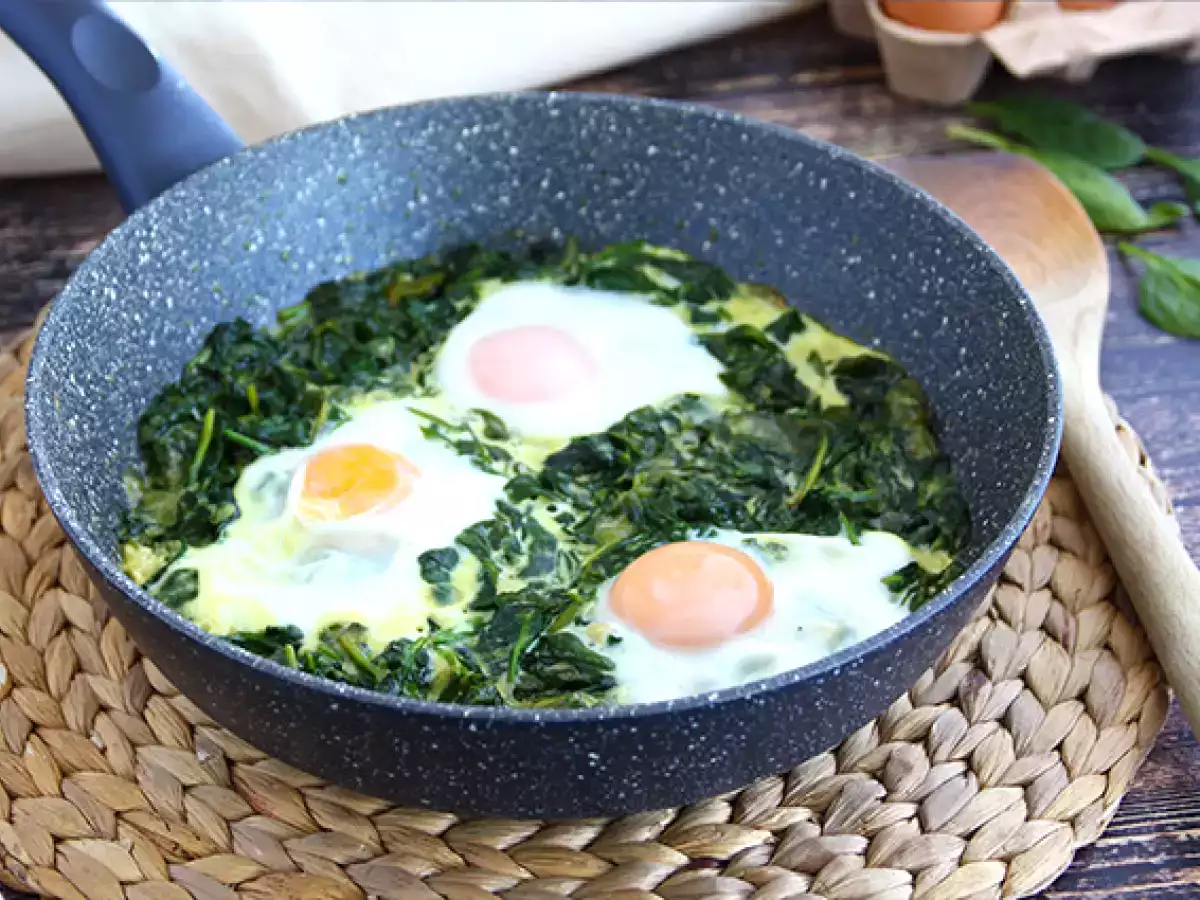 Kremalı ıspanak ve yumurta - fotoğraf 5