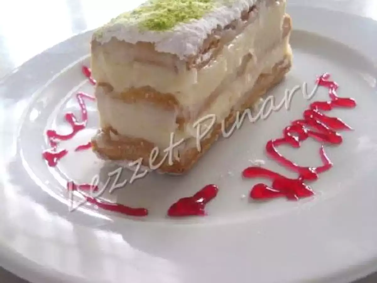 Kremalı Milföy Pastası - fotoğraf 3