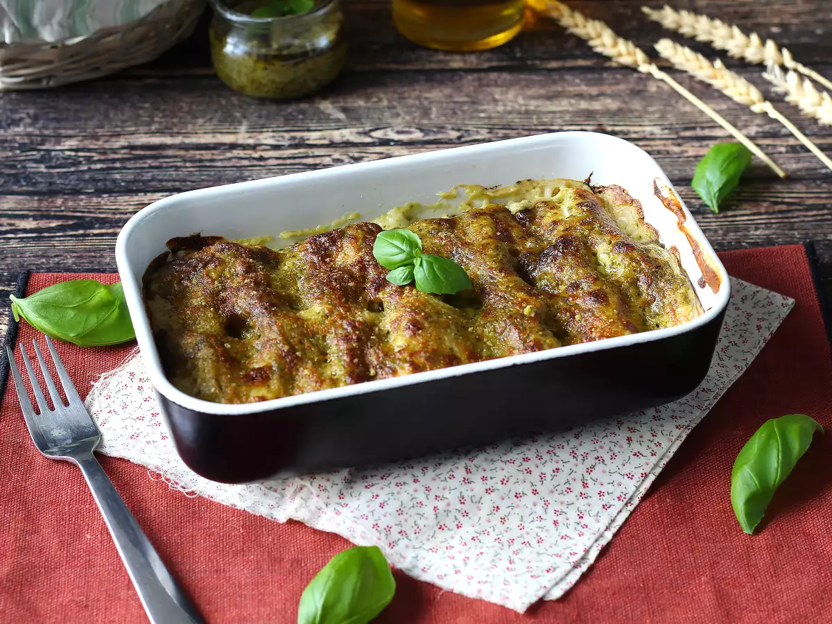 Kremalı pesto cannelloni au gratin: kolay ve lezzetli tarif - fotoğraf 2