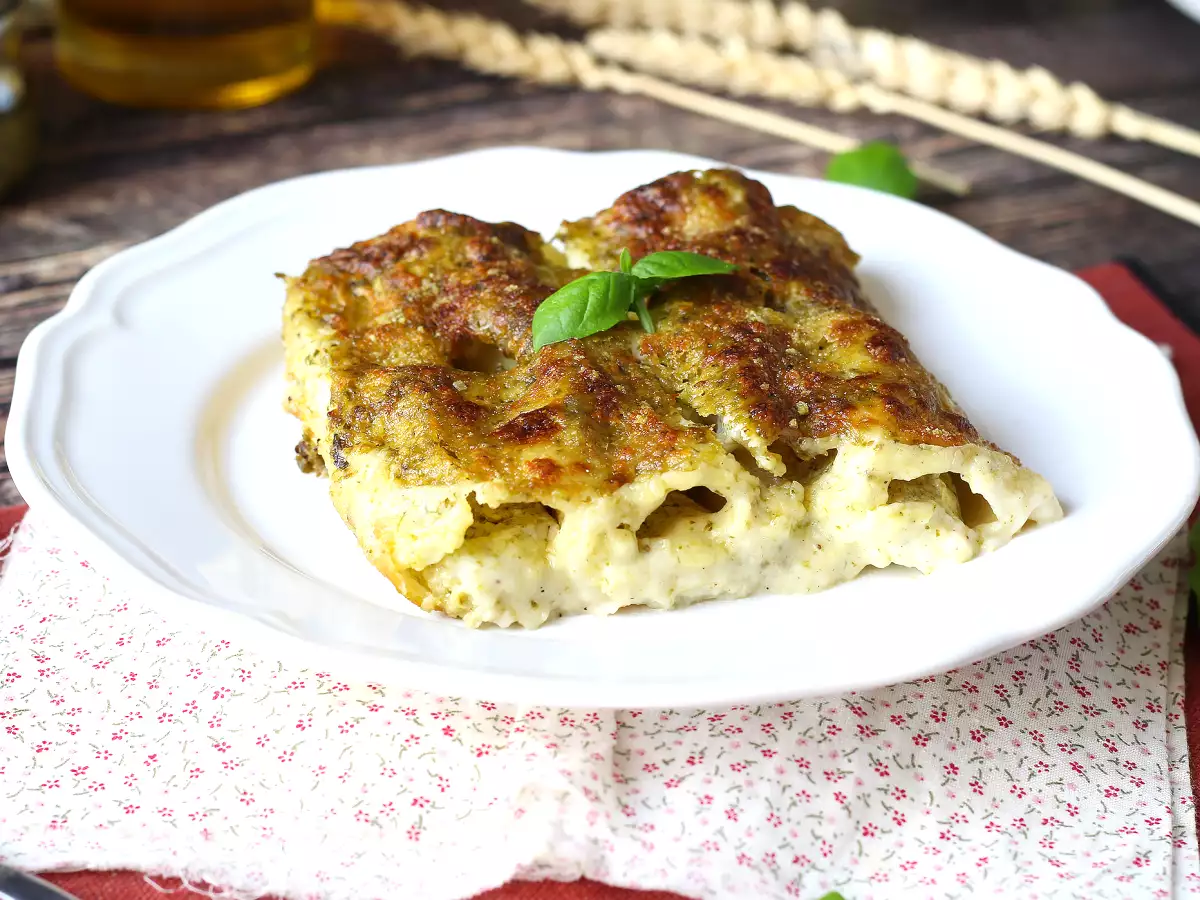 Kremalı pesto cannelloni au gratin: kolay ve lezzetli tarif - fotoğraf 5
