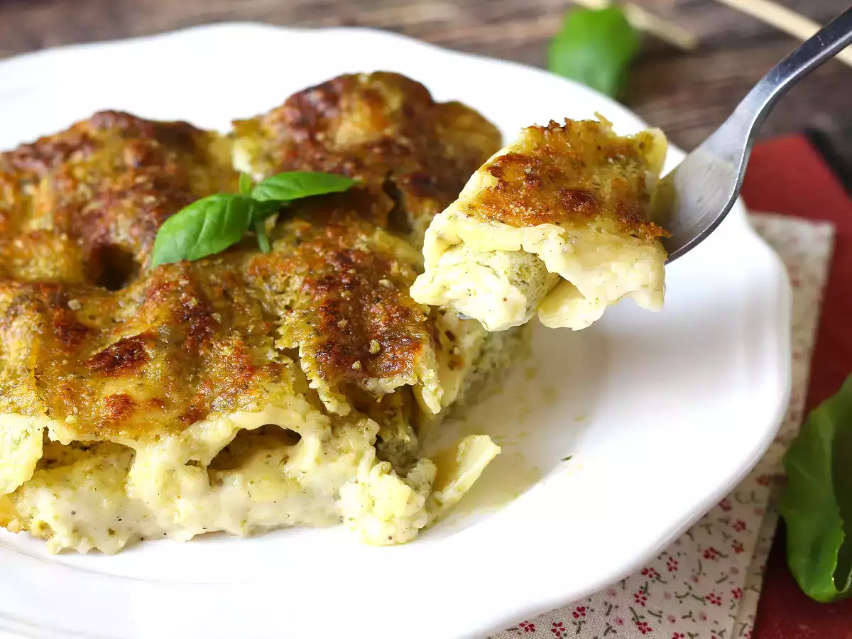 Kremalı pesto cannelloni au gratin: kolay ve lezzetli tarif - fotoğraf 7