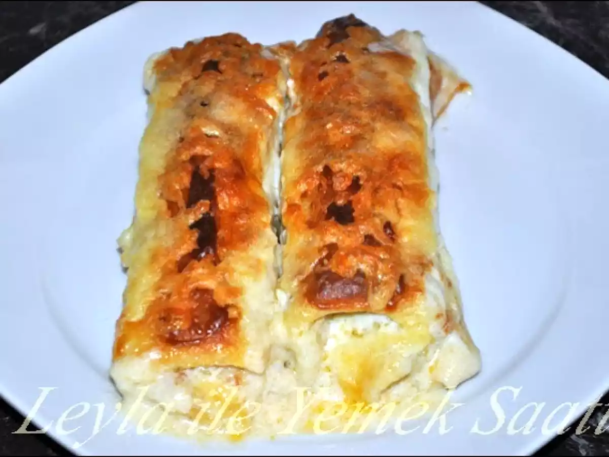 Krepten yapilmis Kiymali Börek Sarmasi - fotoğraf 2