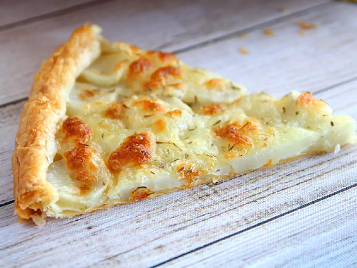 Kudüs enginarlı milföy hamurlu tart - fotoğraf 4