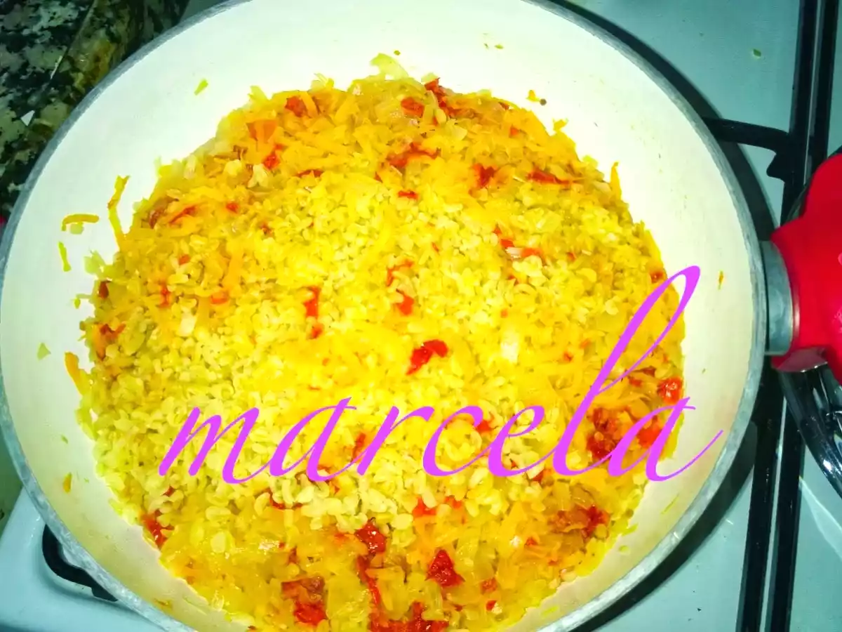 Kuru domatesli bulgur pilavı - fotoğraf 2