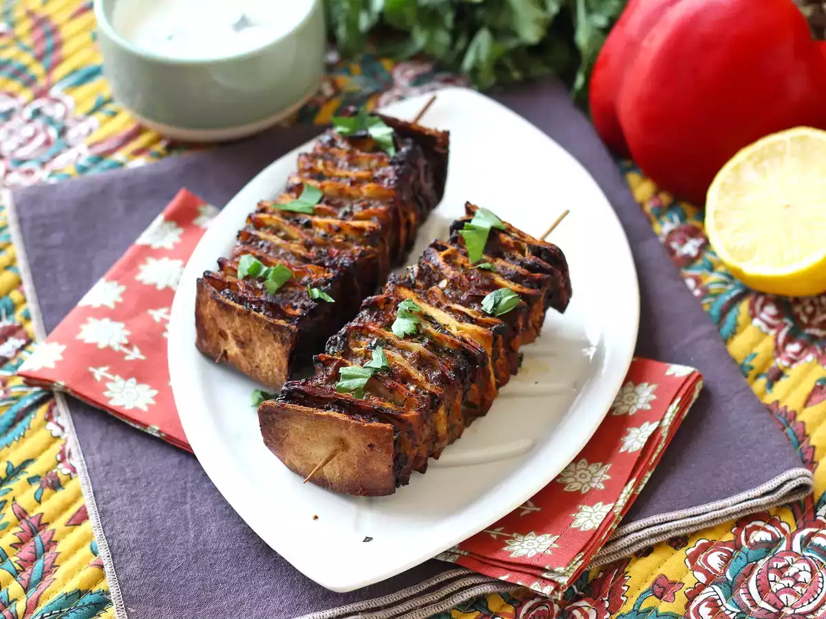 Lavaş kebap şişleri ve tortillalar, airfryer'da pişirmesi kolay! - fotoğraf 5