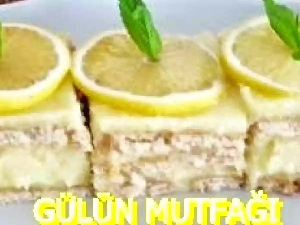 LİMON MUHALLEBİLİ TATLI