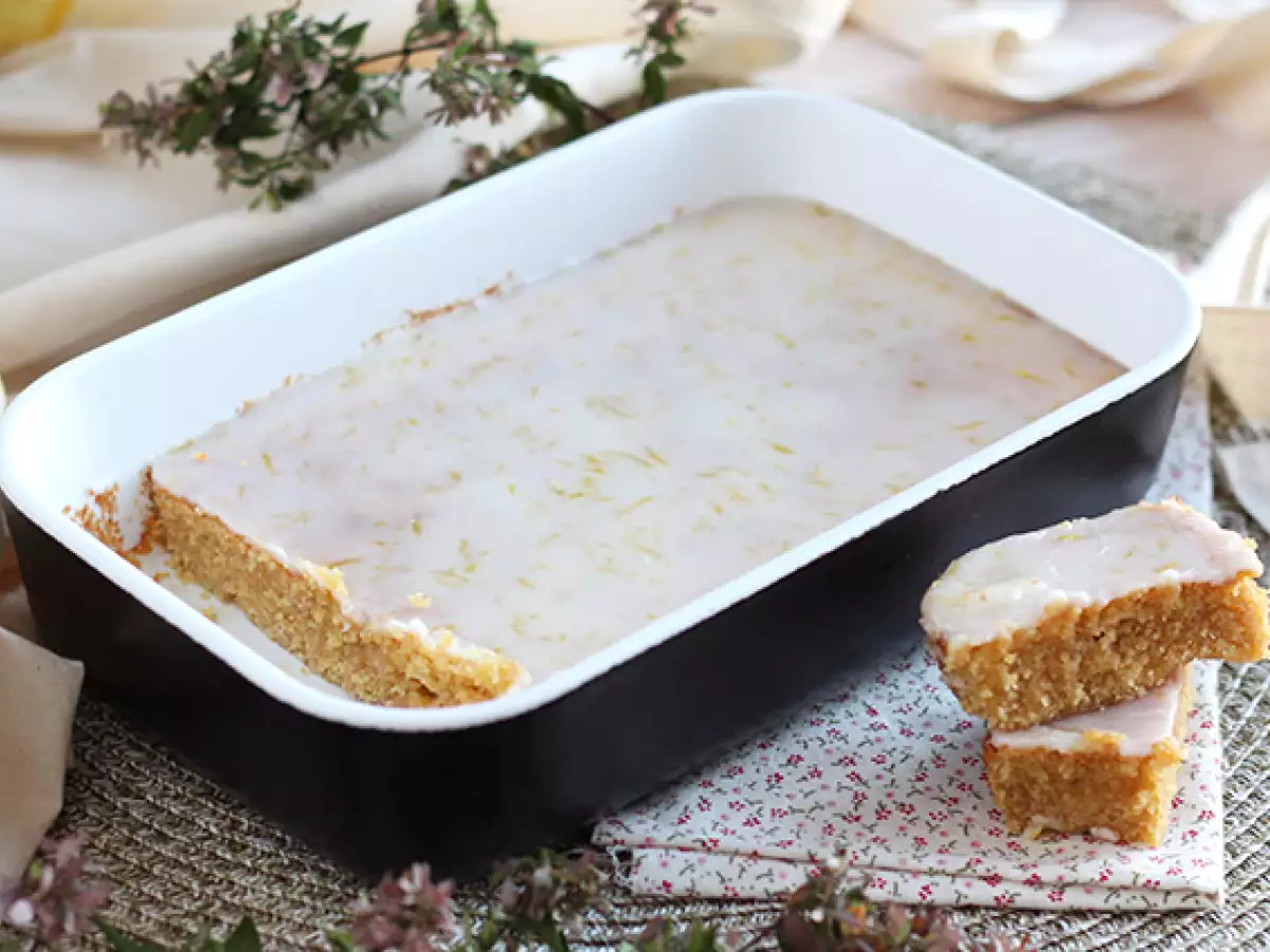 Limon Glazürlü Yulaflı Brownie - fotoğraf 2