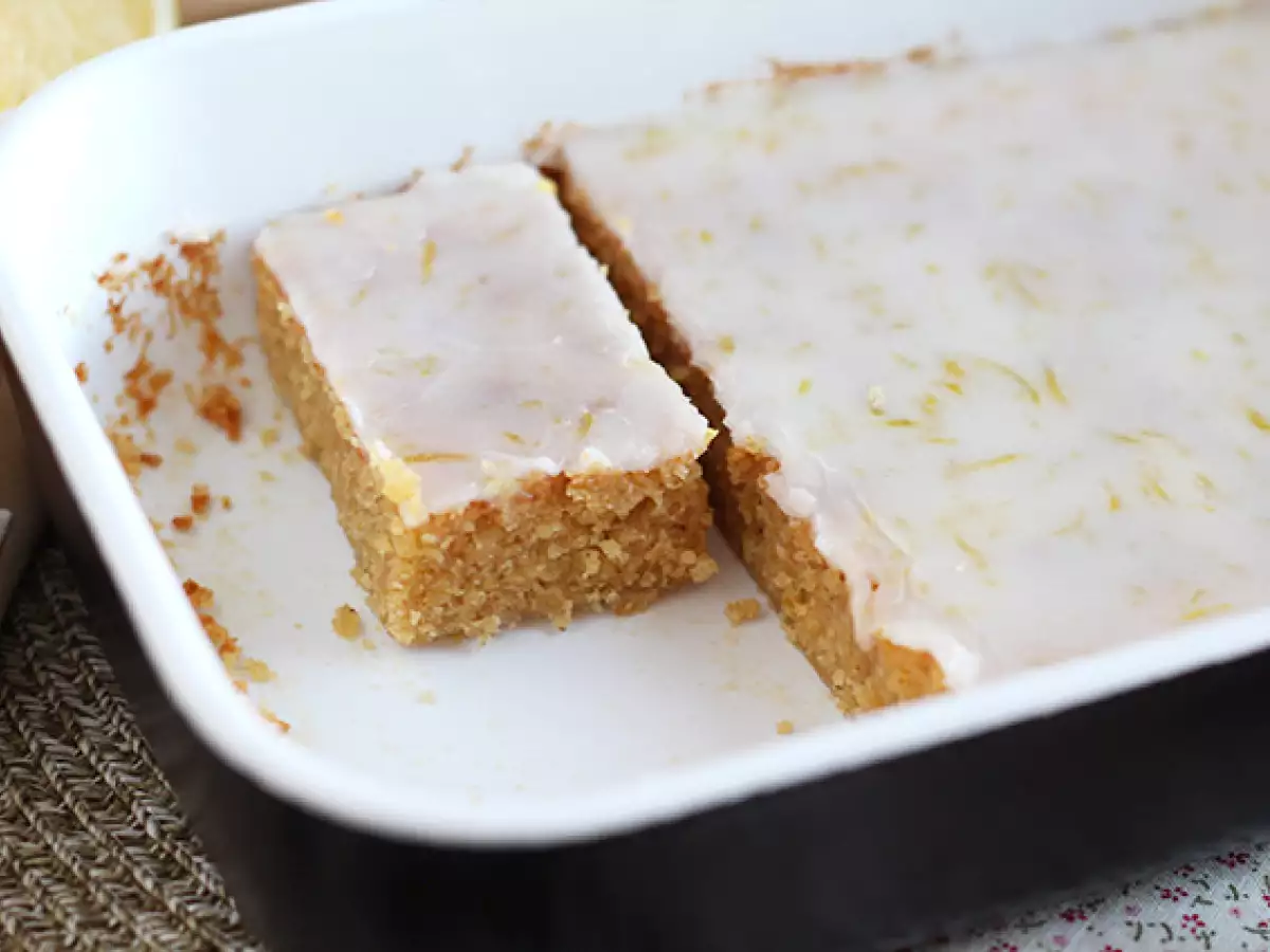 Limon Glazürlü Yulaflı Brownie - fotoğraf 4