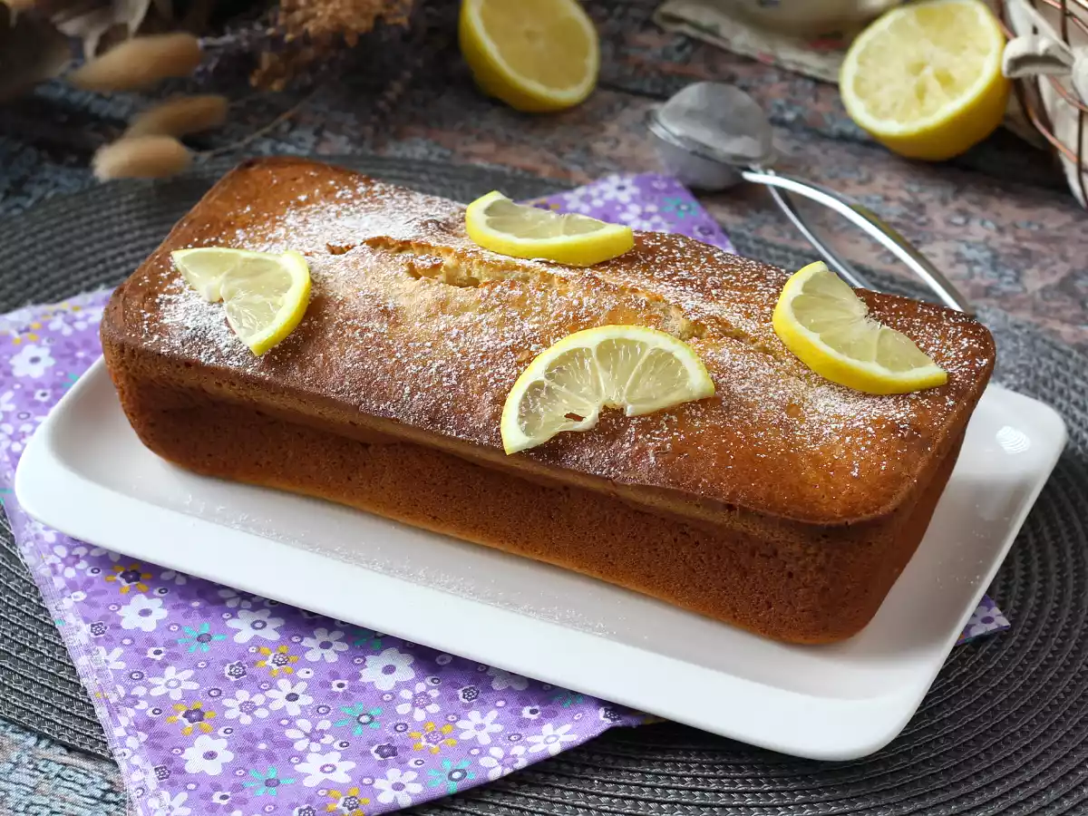 Limonlu keki blenderdan geçirin!