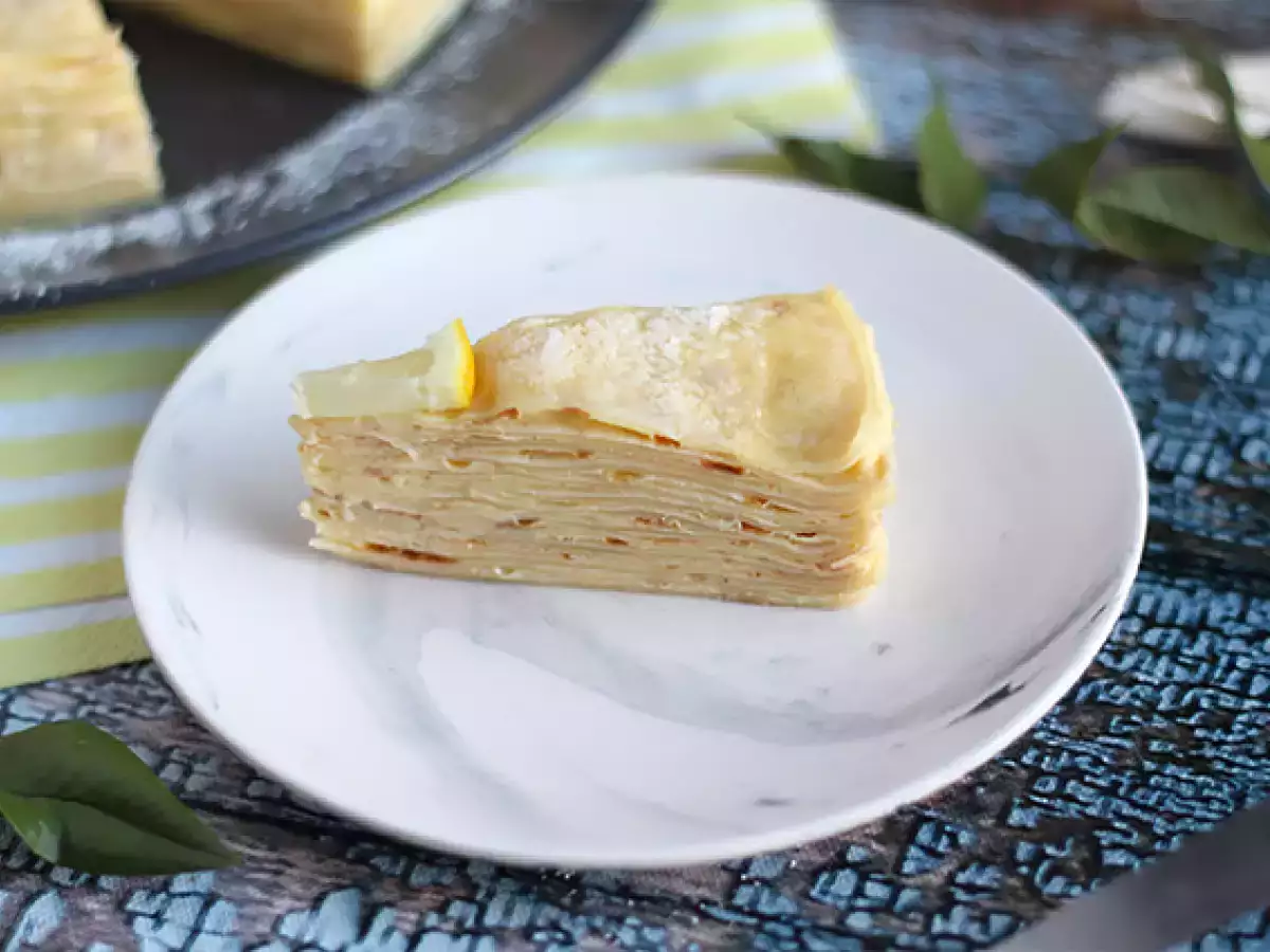 Limonlu krep kek - fotoğraf 2