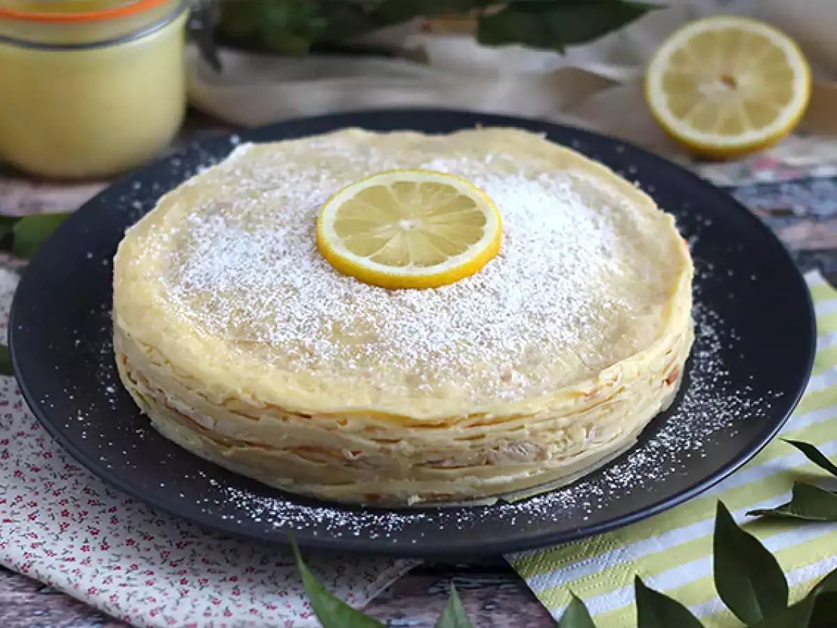 Limonlu krep kek - fotoğraf 4