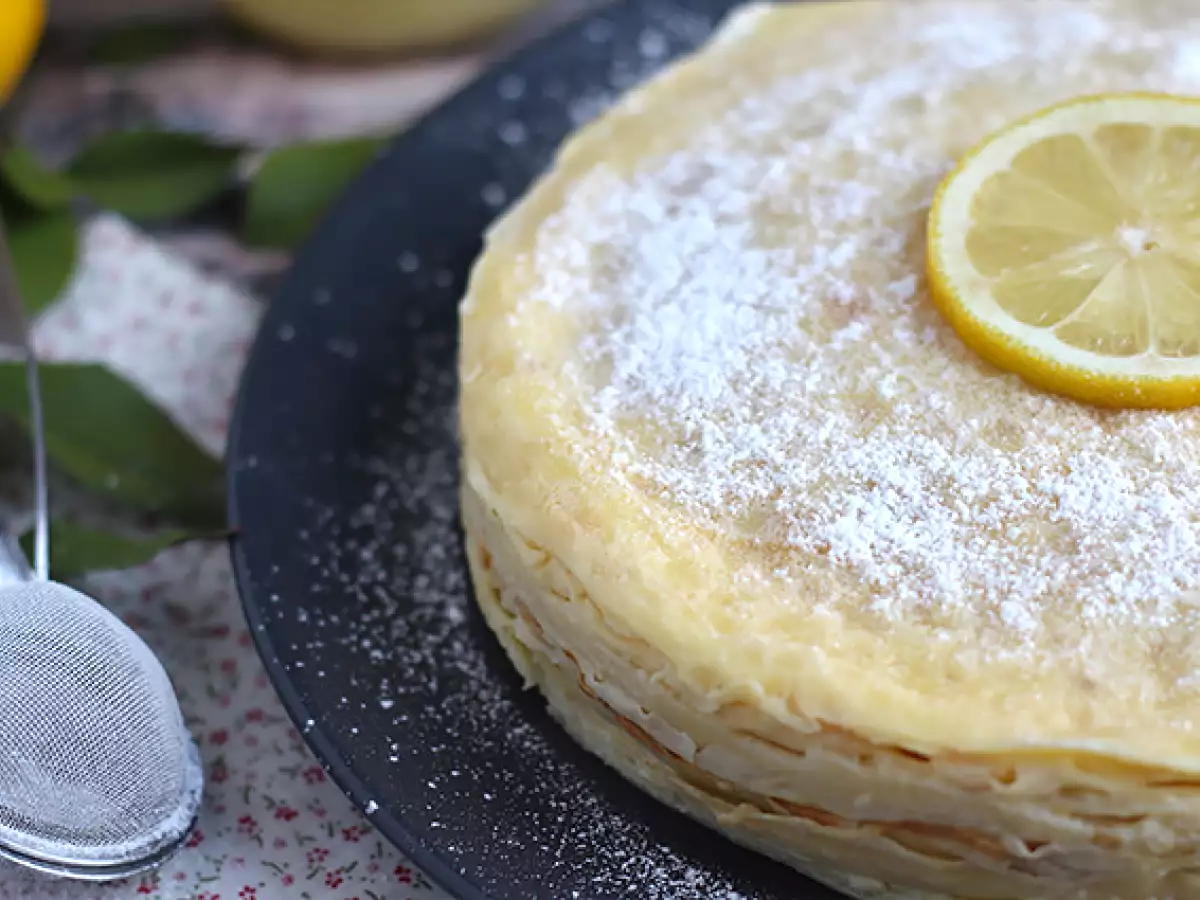 Limonlu krep kek - fotoğraf 7