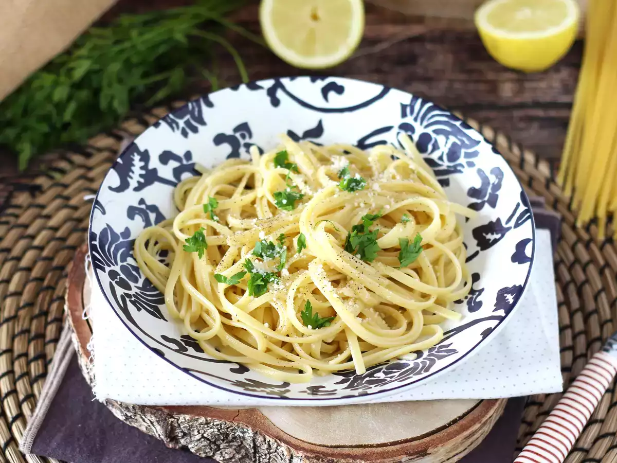 Limonlu makarna - Pasta al limone (gelecekteki favoriniz!)