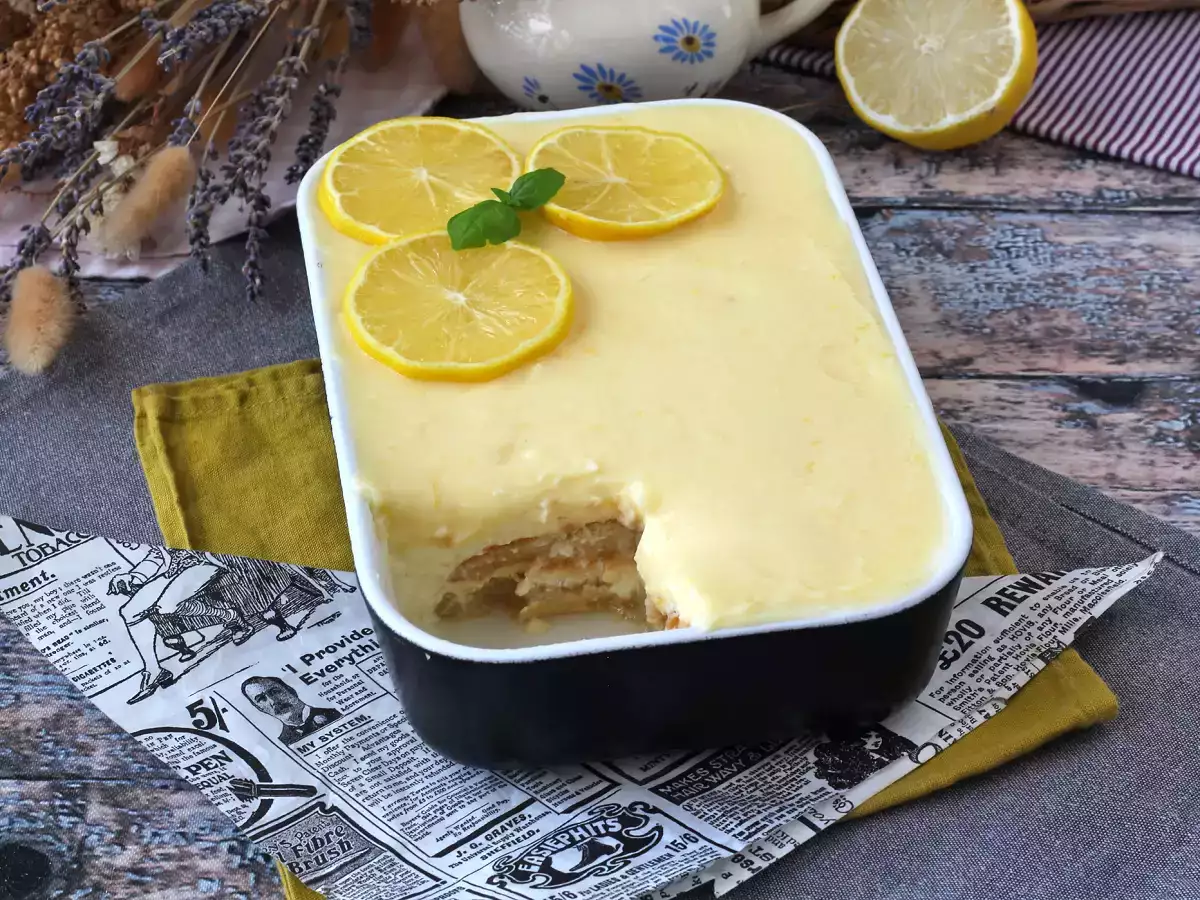 Limonlu tiramisu, keskin bir dokunuşa sahip bir klasik - fotoğraf 4