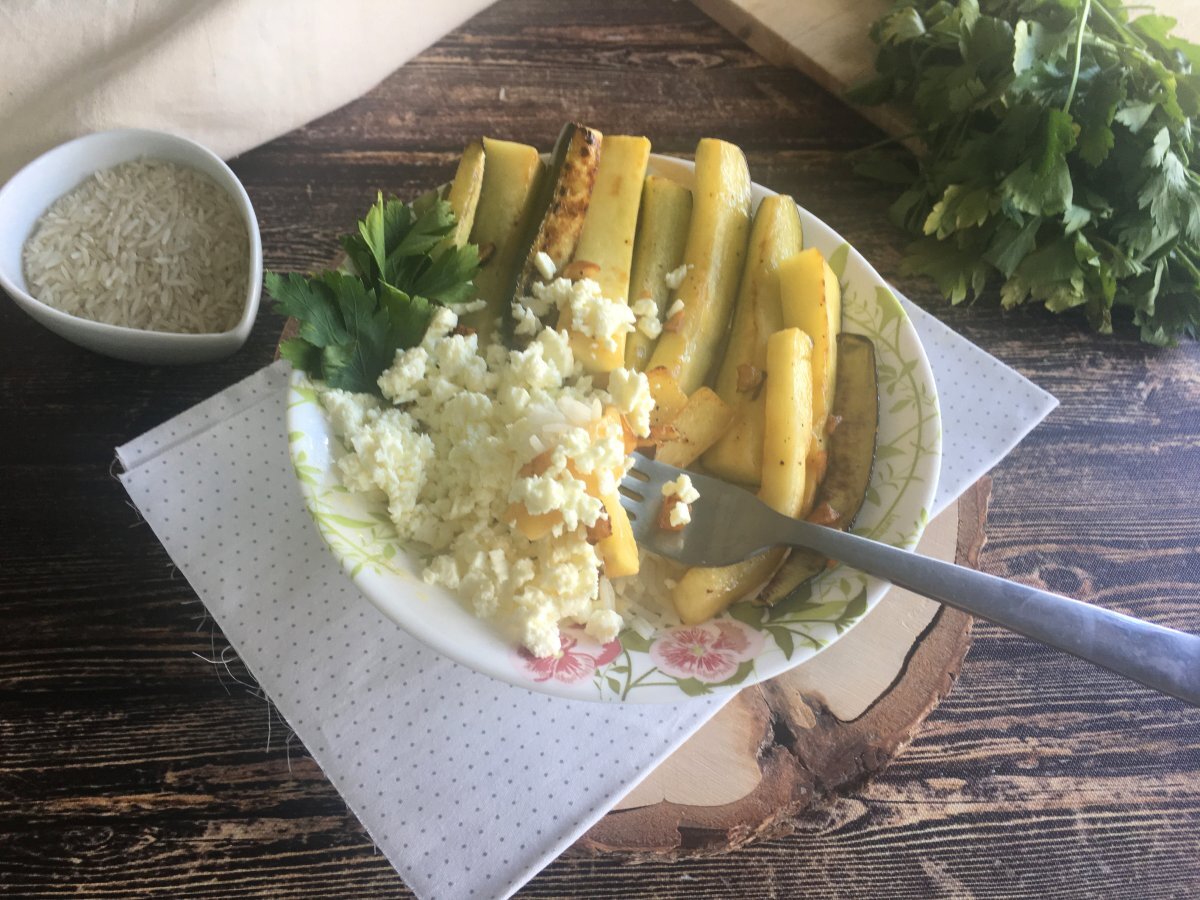 Limonlu ve beyaz peynirli kabak - fotoğraf 3