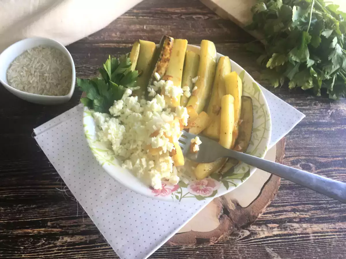 Limonlu ve beyaz peynirli kabak - fotoğraf 3