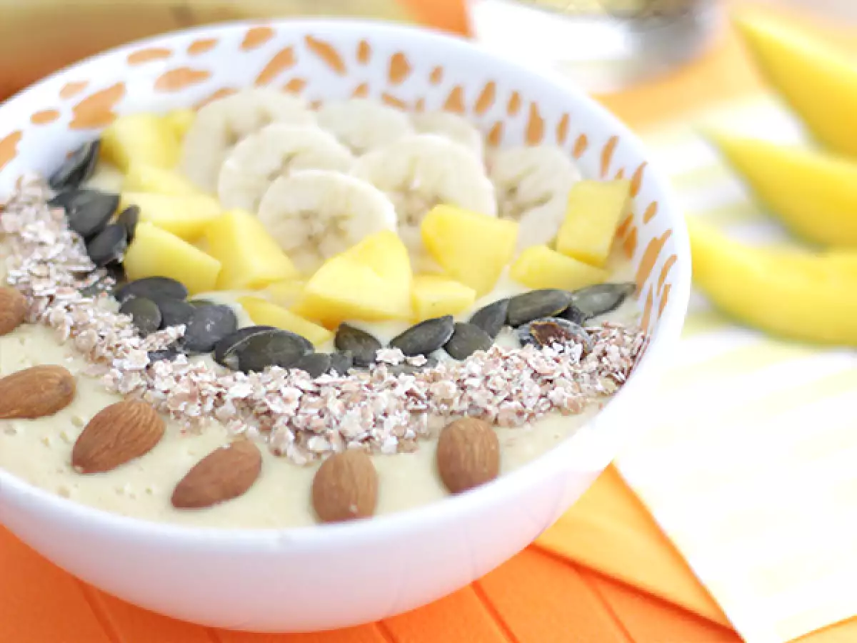 Mango muzlu smoothie kasesi - fotoğraf 3