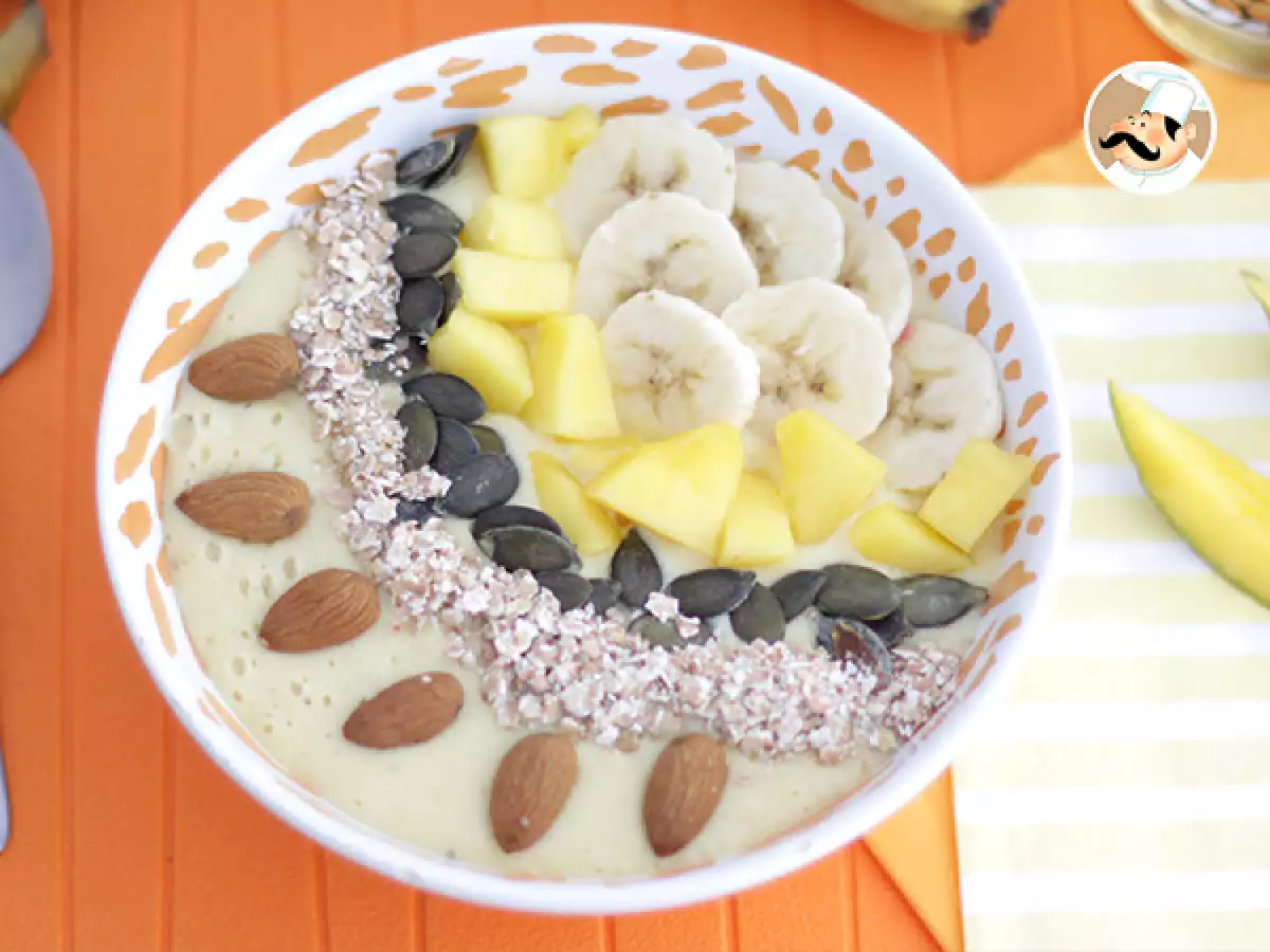 Mango ve Muzlu Smoothie Bowl Tarifi - fotoğraf 2