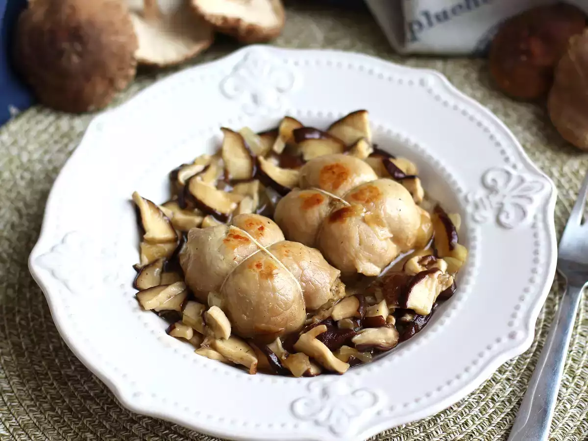 Mantar soslu domuz roulades - fotoğraf 4