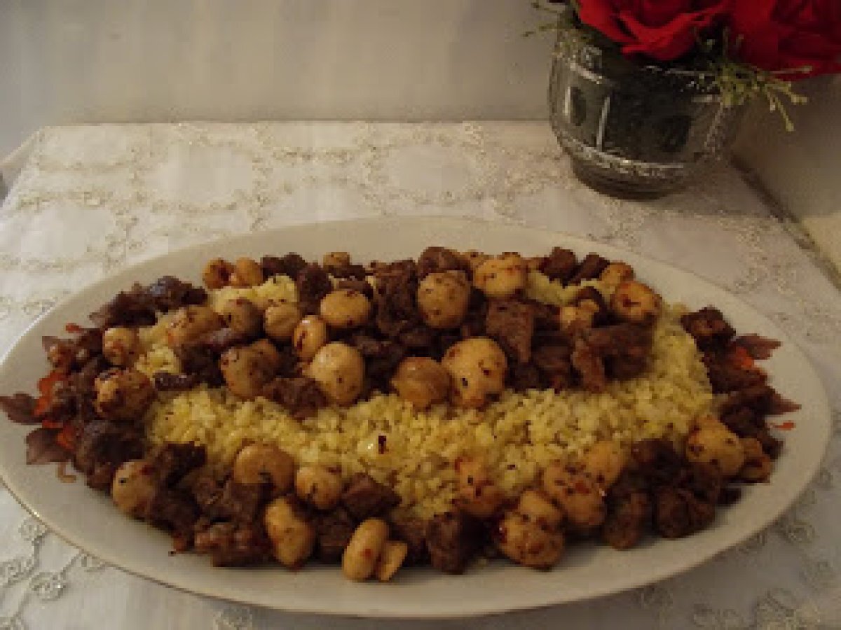 MANTARLI ETLİ BULGUR PİLAVI