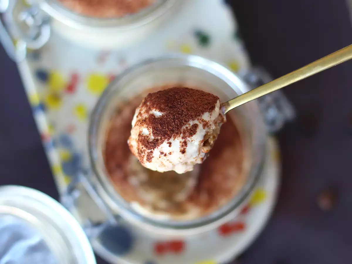 Mascarpone ve yumurta kullanmadan ipeksi tofu ile tiramisu - fotoğraf 5
