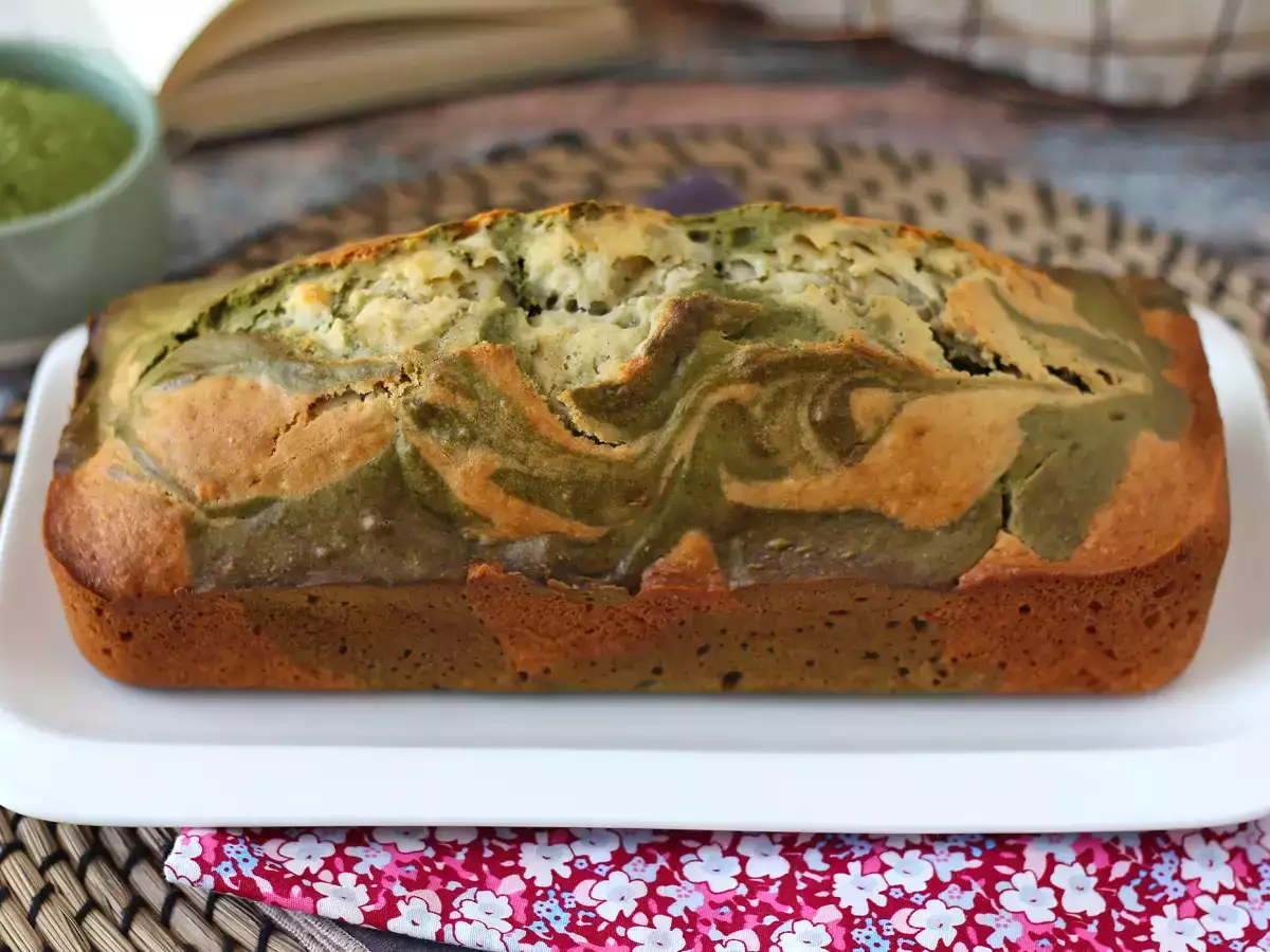 Matcha Çaylı Mermer Kek - fotoğraf 2