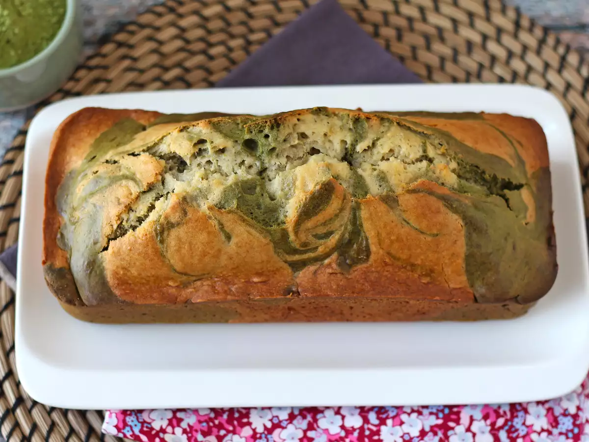 Matcha Çaylı Mermer Kek - fotoğraf 4