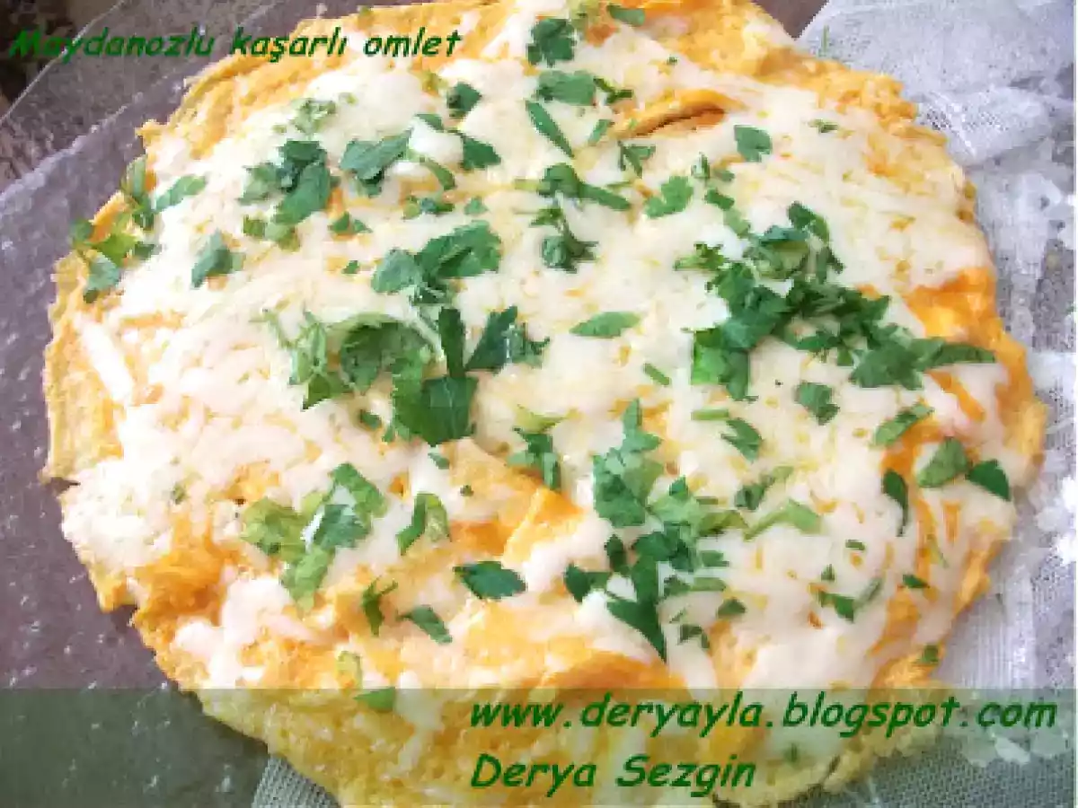 Maydanozlu Kaşarlı Omlet