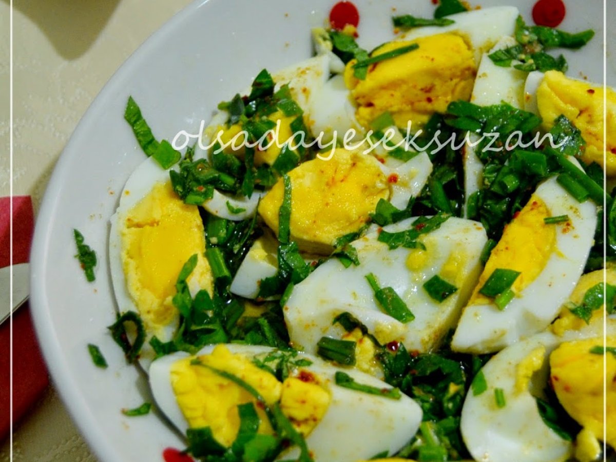 MİNİ KAHVALTI SOFRAM VE YUMURTA SALATASI