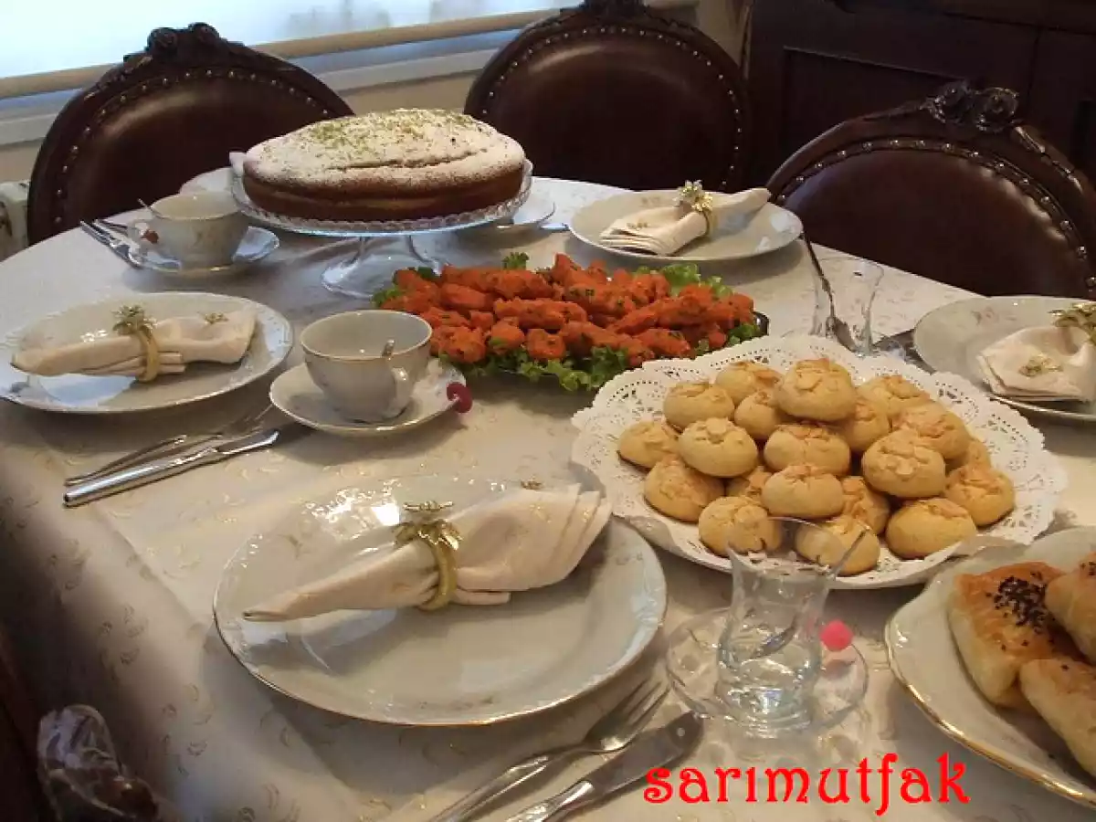 MİSAFİR MENÜSÜ VE FİLE BADEMLİ KURABİYE - fotoğraf 4