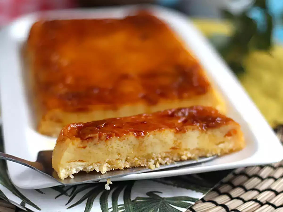 Mikrodalgada 8 Dakikada Hindistan Cevizli Flan - fotoğraf 2