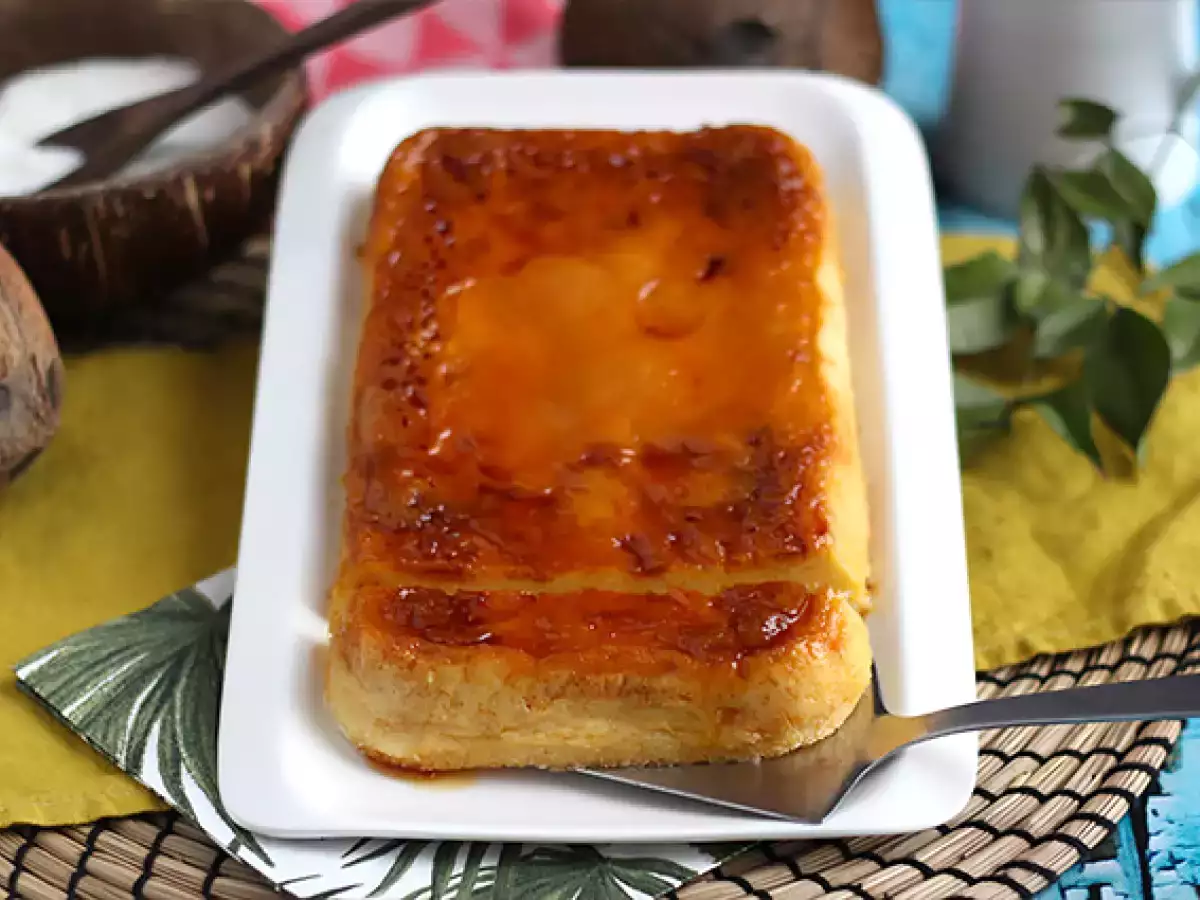Mikrodalgada 8 Dakikada Hindistan Cevizli Flan - fotoğraf 4
