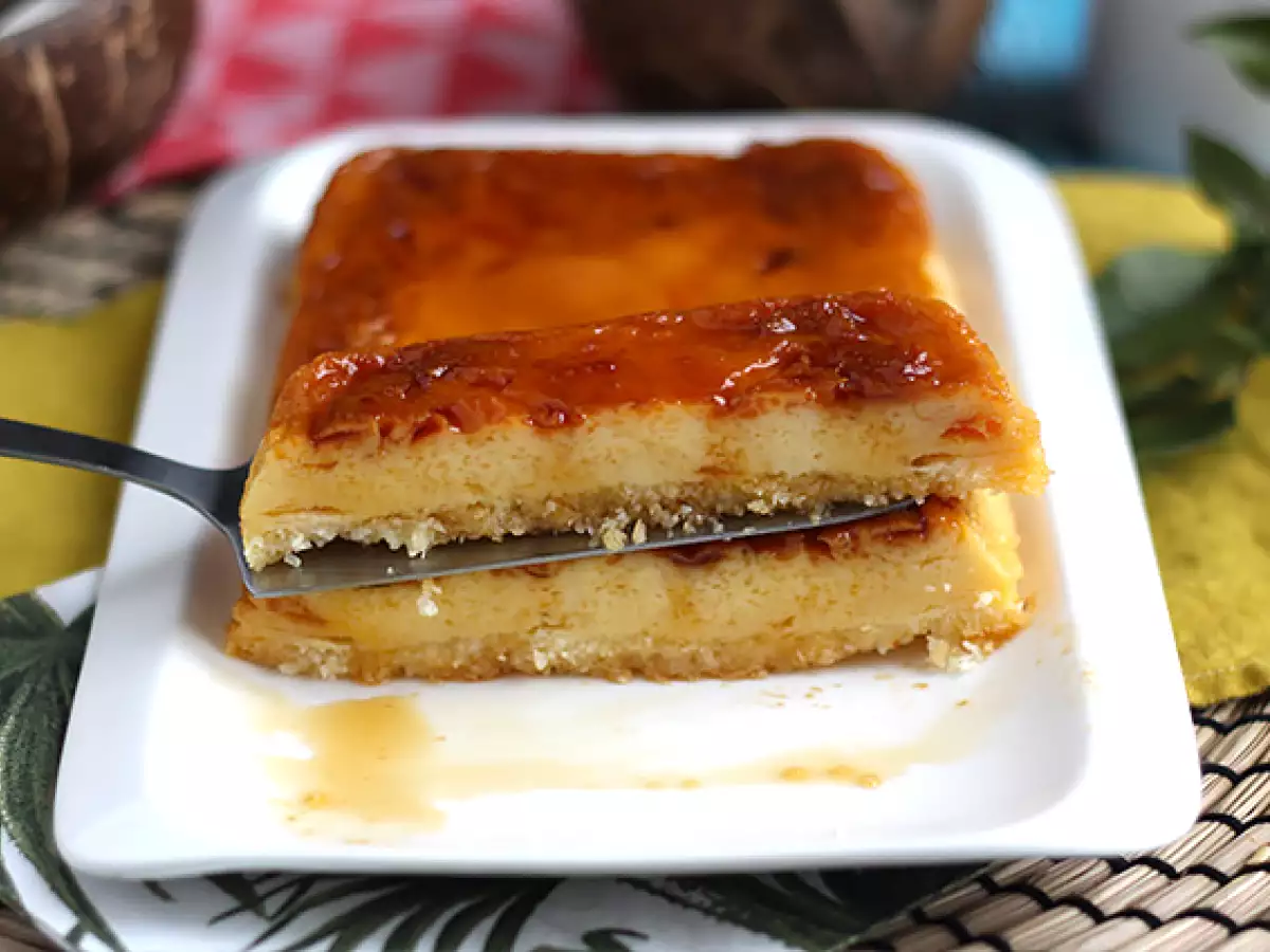 Mikrodalgada 8 Dakikada Hindistan Cevizli Flan - fotoğraf 5