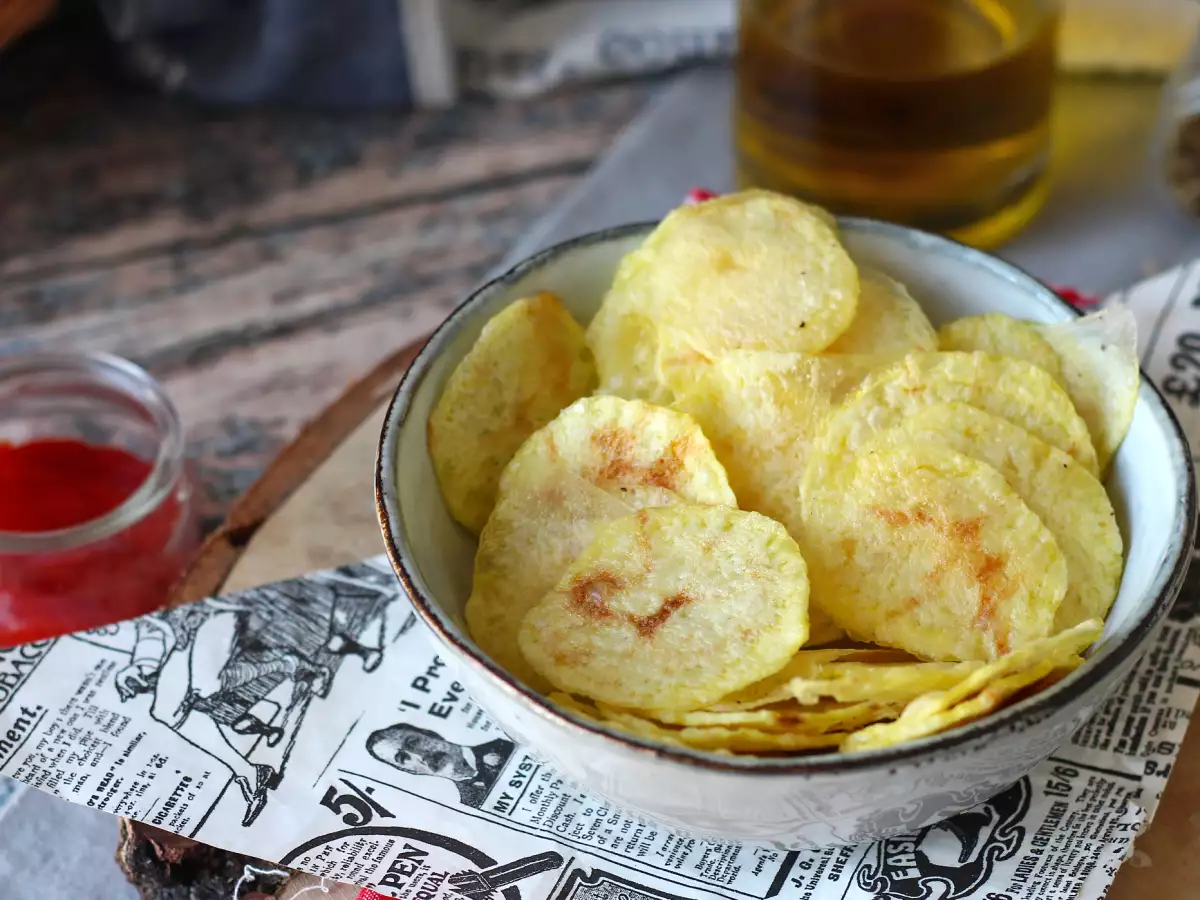 Mikrodalgada Patates Cipsi - fotoğraf 3