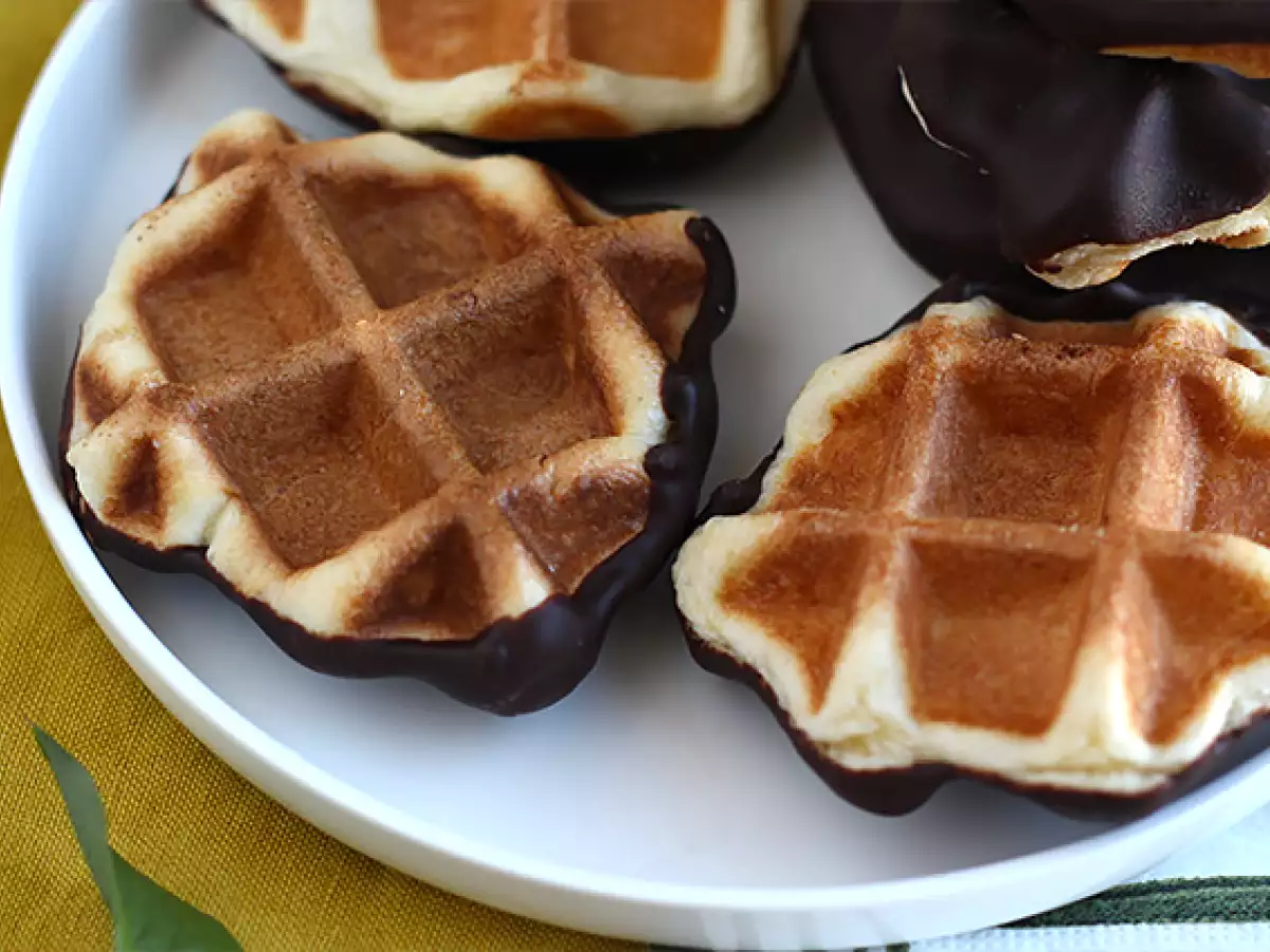 Mini çikolatalı waffle - fotoğraf 3