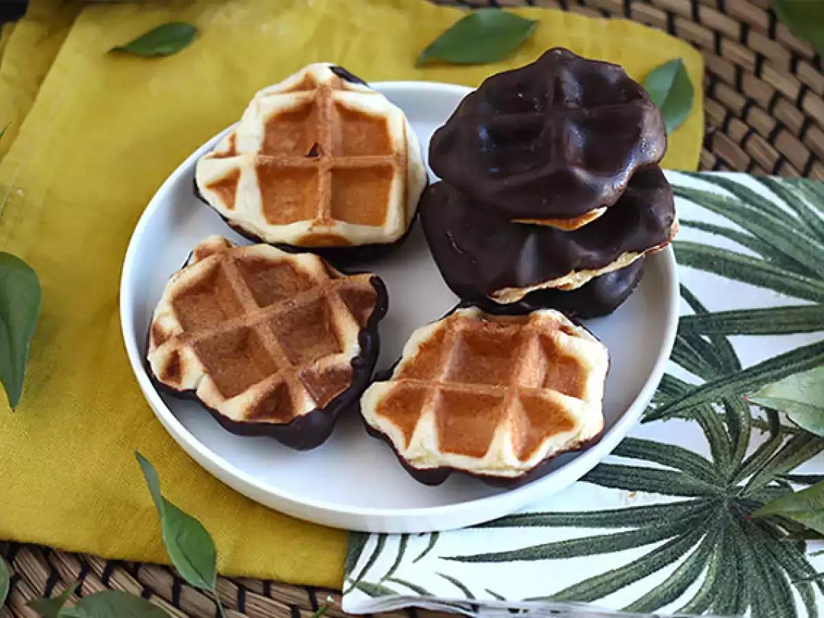 Mini çikolatalı waffle - fotoğraf 4