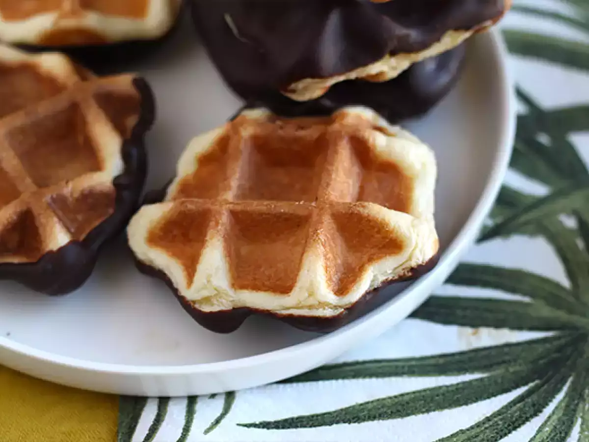 Mini çikolatalı waffle - fotoğraf 6